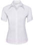 Damska koszula krótki rękaw 100% bawełna Russell Z957F biała