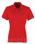 Koszulka Polo Damska oddychająca Premier PR616 czerwona
