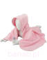 miękki ręcznik dla noworodka, po kąpieli, różowy, pudrowy, dla dziewczynki