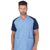 Męska bluza ochronna, dla medyka TUTTI Reis Workwear niebieska