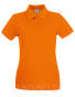 pomarańczowa Polo damska Fruit of the loom Premium 100% bawełna F520 kolor pomarańczowy słonecznikowy
