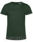 Damski T-Shirt Organic E150 B&C, zielony ciemny, butelkowy