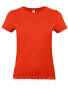 T-shirt damski B&C BCTW04T, Fire Red, ognista czerwień