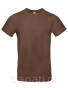 T-shirt męski B&C BCTU03T, Chocolate, czekoladowy 
