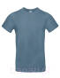 T-shirt męski B&C BCTU03T, Stone Blue, niebieski kamienny