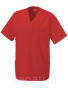 bluza medyczna, dla kobiet i mężczyzn, czerwona